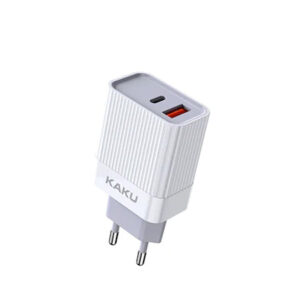 Incarcator ULTRA Fast Charge 20W, Type-C + USB KAKU®, KSC-501
