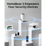 Baza eufy Security HomeBase 3 S380, BionicMind™, Stocare locala extensibila pana la 16TB