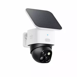 Camera supraveghere eufy SoloCam S340, Wireless, Panou Solar, Dual Camera, Supraveghere 360, 2.4 GHz Wi-Fi