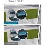 Camera supraveghere video eufy FloodLight, reflector LED, 1080p, 2500 lumeni, audio bidirectional, rezistenta la intemperii