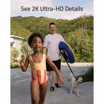 Kit Sonerie video eufy Dual Camera + HomeBase 2, 2K HD, autonomie 6 luni, Negru