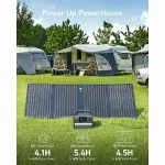Panou solar pliabil Anker 625, 100W, Suport Ajustabil, USB-C, USB-A, compatibil cu PowerHouse