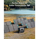Panou solar Anker 531, incarcator solar pliabil 200W, IP67, Suncast, compatibil cu Anker 767 Powerhouse