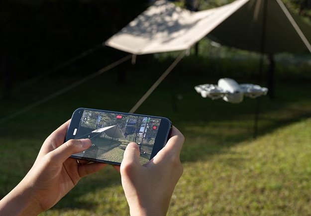 Control DJI Neo 2 prin aplicația DJI Fly