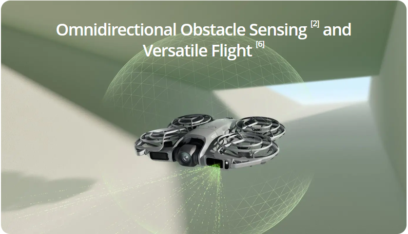 Sistemul omnidirecțional de detectare a obstacolelor DJI Neo 2